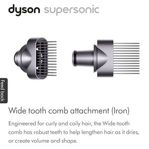 NWT Dyson Wide Tooth Comb Attachment